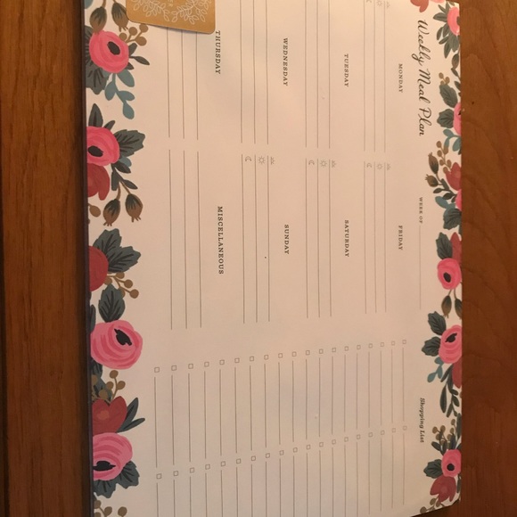 Meal Planner Tearable Sheets - Picture 1 of 3
